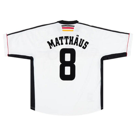 Germany Lothar Matthäus Retro Home 1998 Fan Jersey