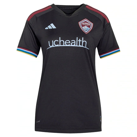 Colorado Rapids adidas Women's 2026 Colorful Colorado Replica Custom Jersey - Black