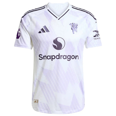 Kobbie Mainoo Manchester United adidas 2025/26 Away Authentic Player Jersey - White