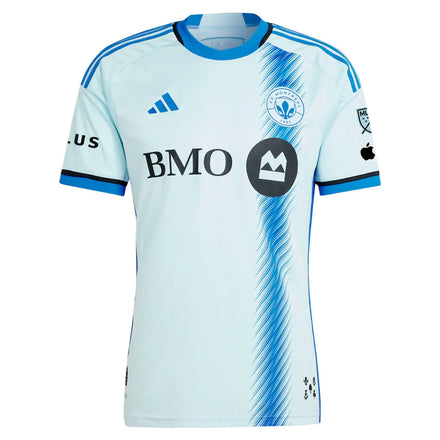 Samuel Piette CF Montreal adidas 2024 La Main Authentic Player Jersey – Light Blue