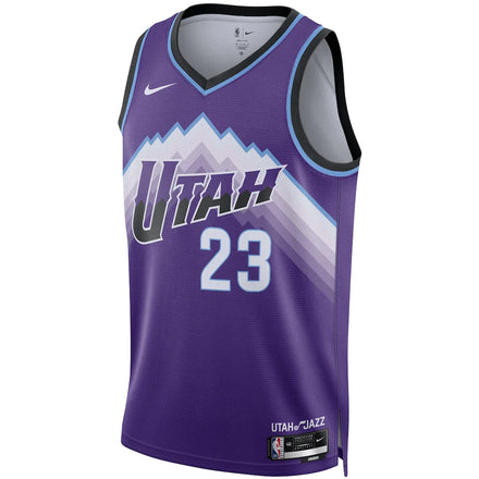 Lauri Markkanen Utah Jazz Nike Unisex Swingman Jersey - Icon Edition - Purple