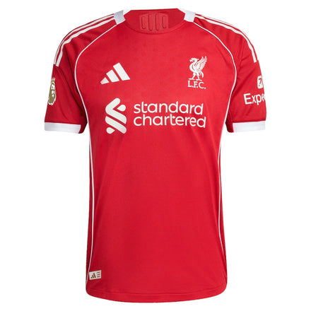 Virgil van Dijk Liverpool adidas 2025/26 Home Authentic Jersey - Red