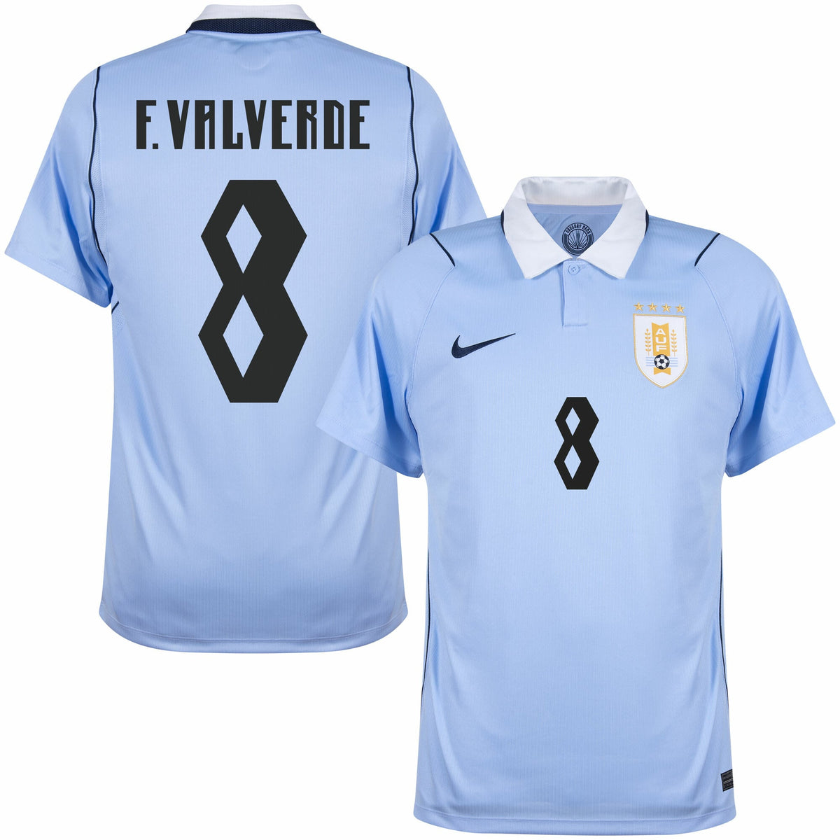 Uruguay Home F.Valverde 8 Fan Jersey 2026-2027