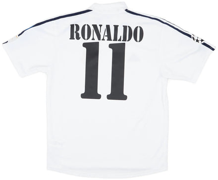 Ronaldo #11 Real Madrid Home Retro Jersey 2002/03