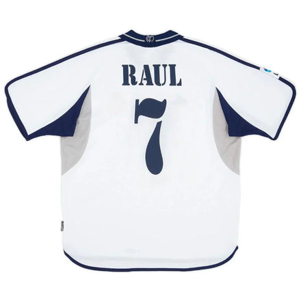 Raul #7 Real Madrid Home Retro Jersey 2000/01