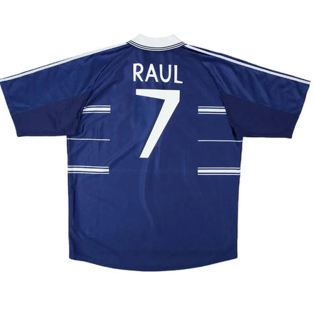 Raul #7 Real Madrid Away Retro Jersey 1998/99