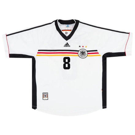 Germany Lothar Matthäus Retro Home 1998 Fan Jersey