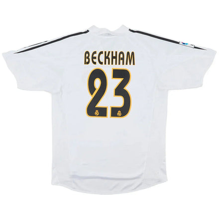 Beckham #23 Real Madrid Away Retro Jersey 2003/04