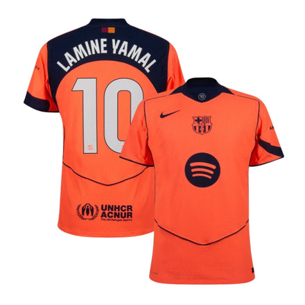Barcelona Lamine Yamal 10 Third Fan Jersey 2025/26