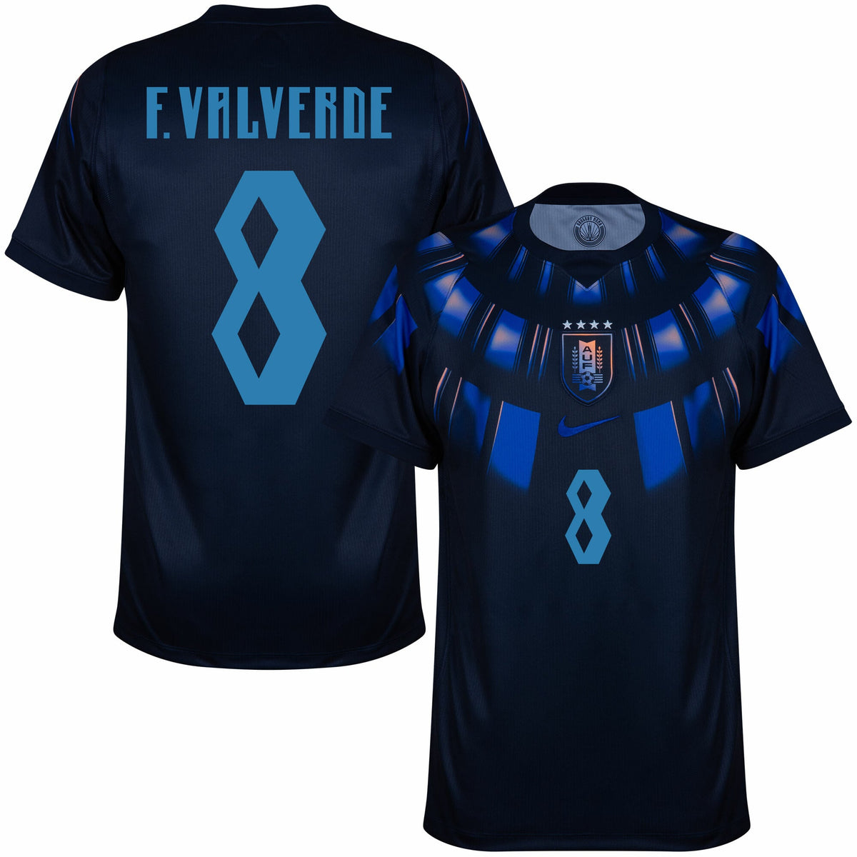 Uruguay Away F.Valverde 8 Fan Jersey 2026-2027