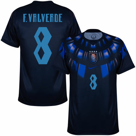 Uruguay Away F.Valverde 8 Fan Jersey 2026-2027