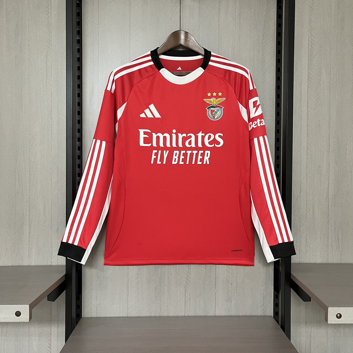 Long Sleeve 2025/26 Benfica Home Jersey