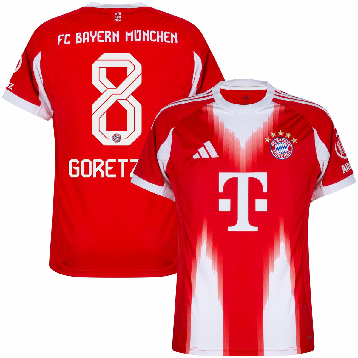 Bayern Munich Home Goretzka 8 Fan Jersey Shirt 2025-2026