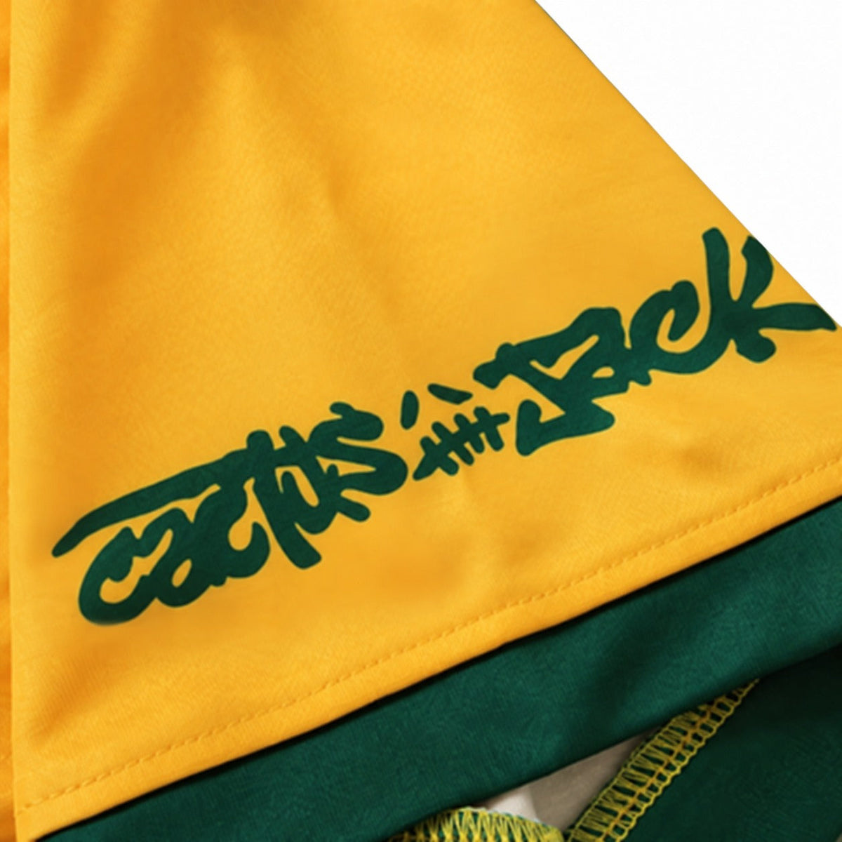 Brazil Travis Scott Cactus Jack x Nike Total 90 Retro Jersey - photo 4