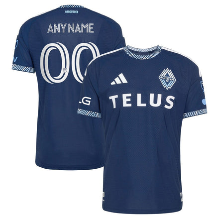 Vancouver Whitecaps FC 2026 The Coastal On-Field Patch Custom Jersey - Blue