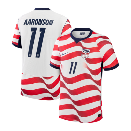 Brenden Aaronson USMNT 2026 Home Match - White