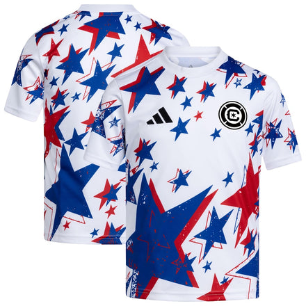 Chicago Fire Youth 2026 Americana Pre-Match Jersey - White