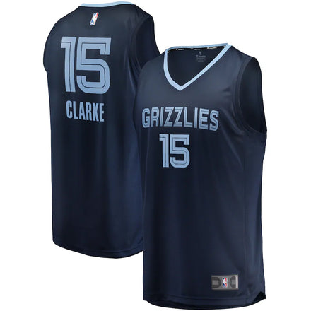 Brandon Clarke Memphis Grizzlies Fanatics Fast Break Jersey Navy - Icon Edition