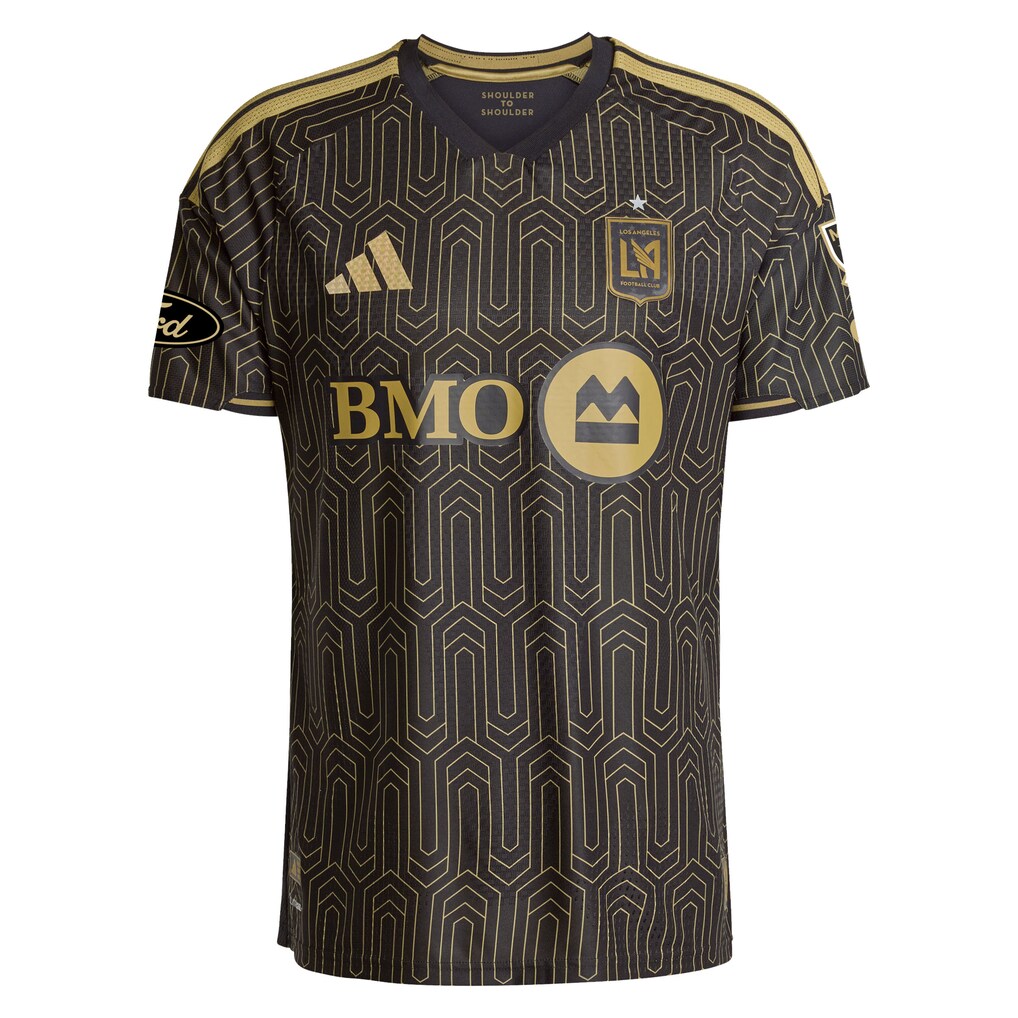 David Martínez LAFC adidas 2026 2026 Primary Kit On-Field Authentic Patch Jersey - Black