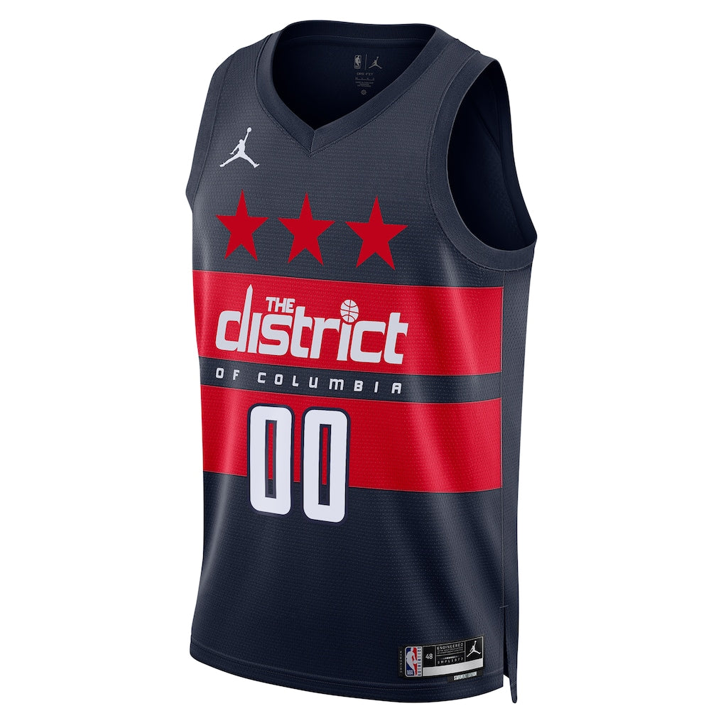 Washington Wizards Jordan Brand Unisex 2024/25 Custom Swingman Jersey - Statement Edition - Navy