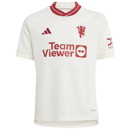 Alejandro Garnacho Manchester United adidas Youth 2023/24 Third Replica Player Jersey – White