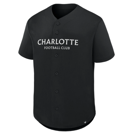 Charlotte FC Fanatics Maximum Intensity Button-Up Jersey  - Black