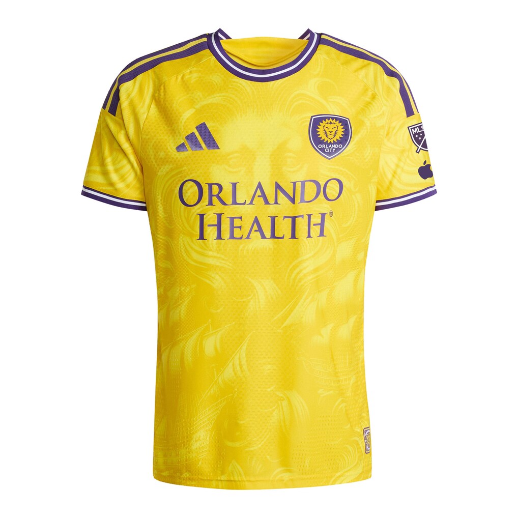 Marco Pašalić Orlando City SC adidas 2026 Sunken Treasure Kit On-Field Authentic Patch Jersey - Yellow
