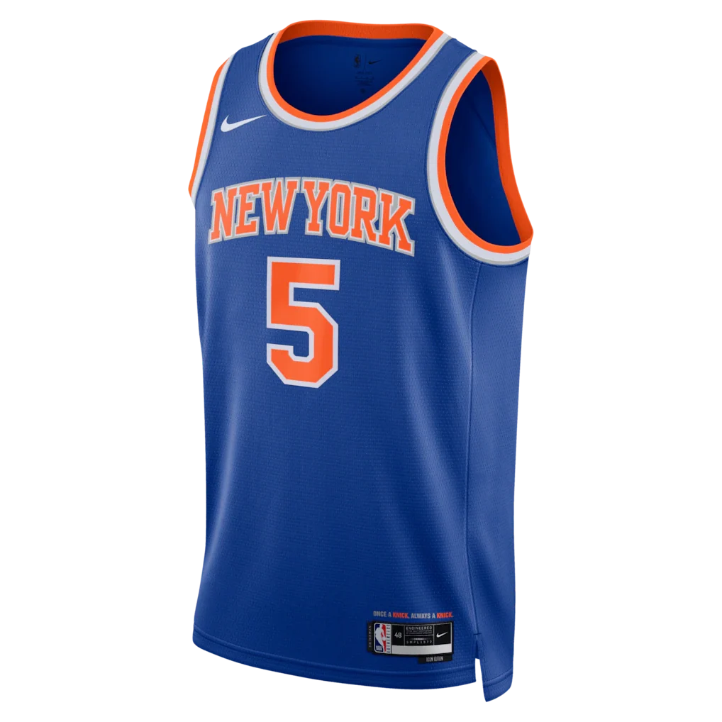 José Alvarado New York Knicks Nike Unisex Swingman Jersey - Icon Edition - Blue