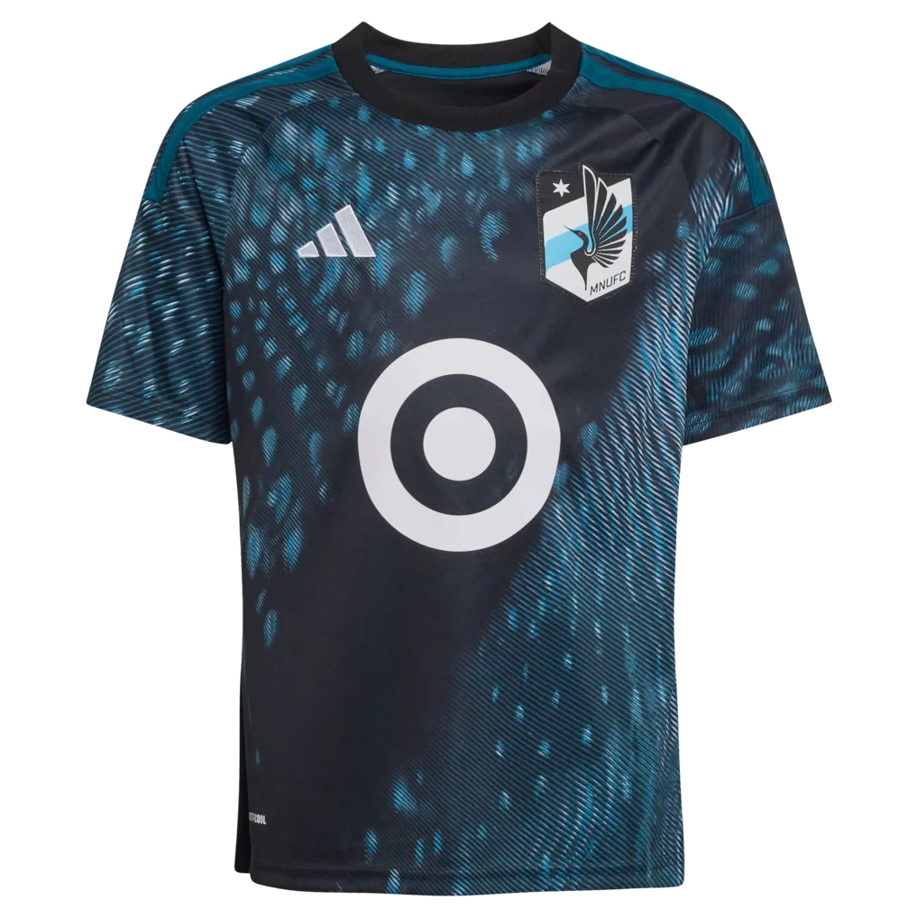 Joaquín Pereyra Minnesota United FC adidas Youth 2026 The Decade Kit Replica Jersey - Black