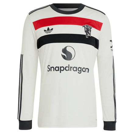 Alejandro Garnacho Manchester United adidas Originals 2024/25 Third Replica Long Sleeve Jersey - Cream