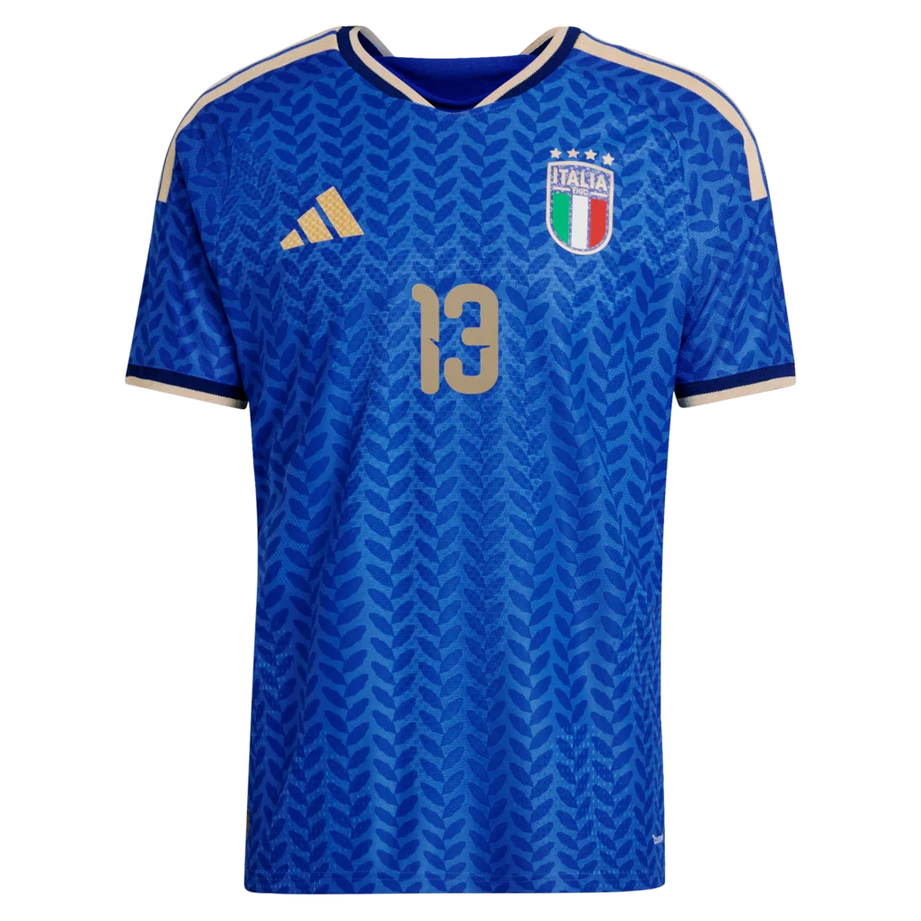 Riccardo Calafiori Italy National Team adidas 2026 Home Authentic Jersey - Blue
