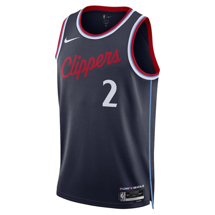 Kawhi Leonard LA Clippers Nike Unisex 2024/25 Swingman Jersey - Navy - Icon Edition