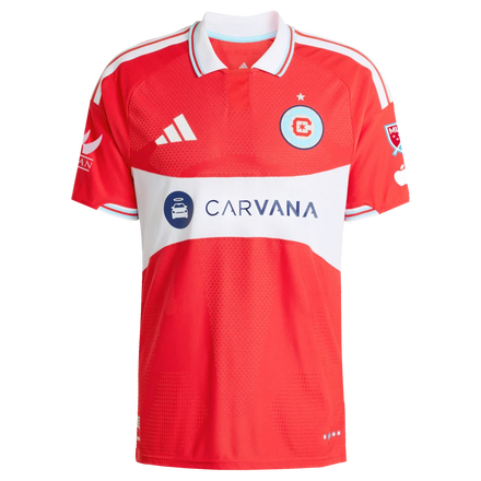 Jonathan Bamba Chicago Fire adidas 2026 Forever Red On-Field Authentic Patch Jersey - Red
