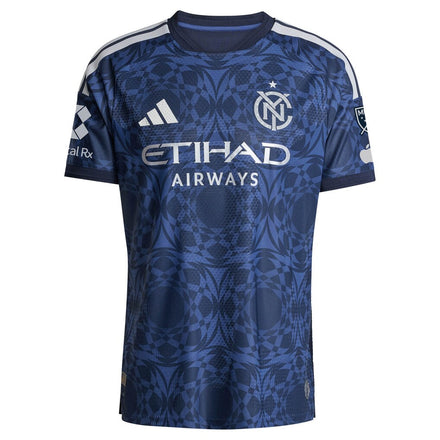 Tayvon Gray New York City FC adidas 2026 The All Nations Kit On-Field Authentic Patch Jersey - Blue
