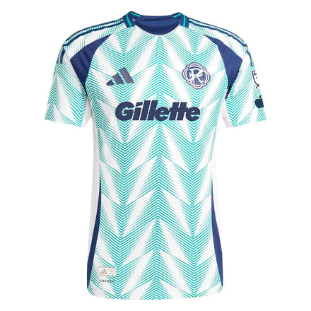 Carles Gil New England Revolution adidas 2025 Eastern White Pine x Flag of New England Authentic Player Jersey - White