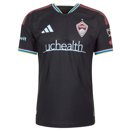 Rafael Navarro Colorado Rapids adidas 2026 Colorful Colorado On-Field Authentic Patch Jersey - Black