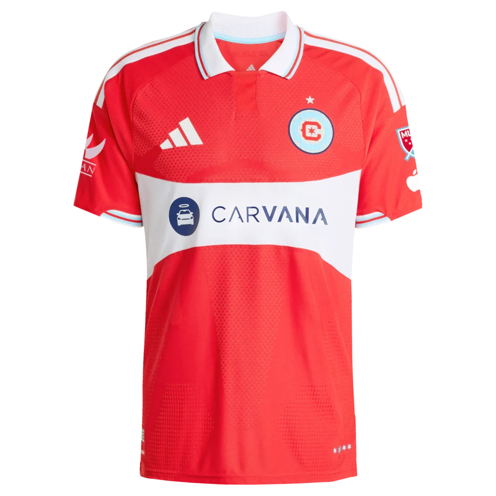 Hugo Cuypers Chicago Fire adidas 2026 Forever Red On-Field Authentic Patch Jersey - Red