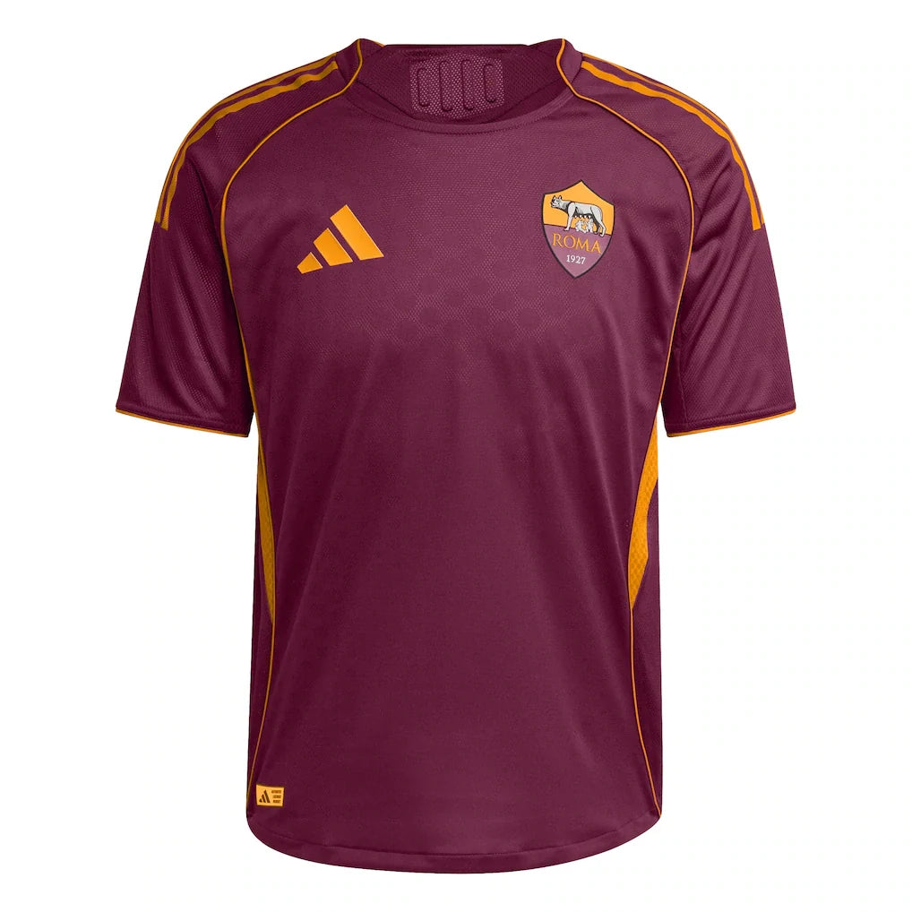 AS Roma adidas 2025/26 Home Authentic Jersey - Red