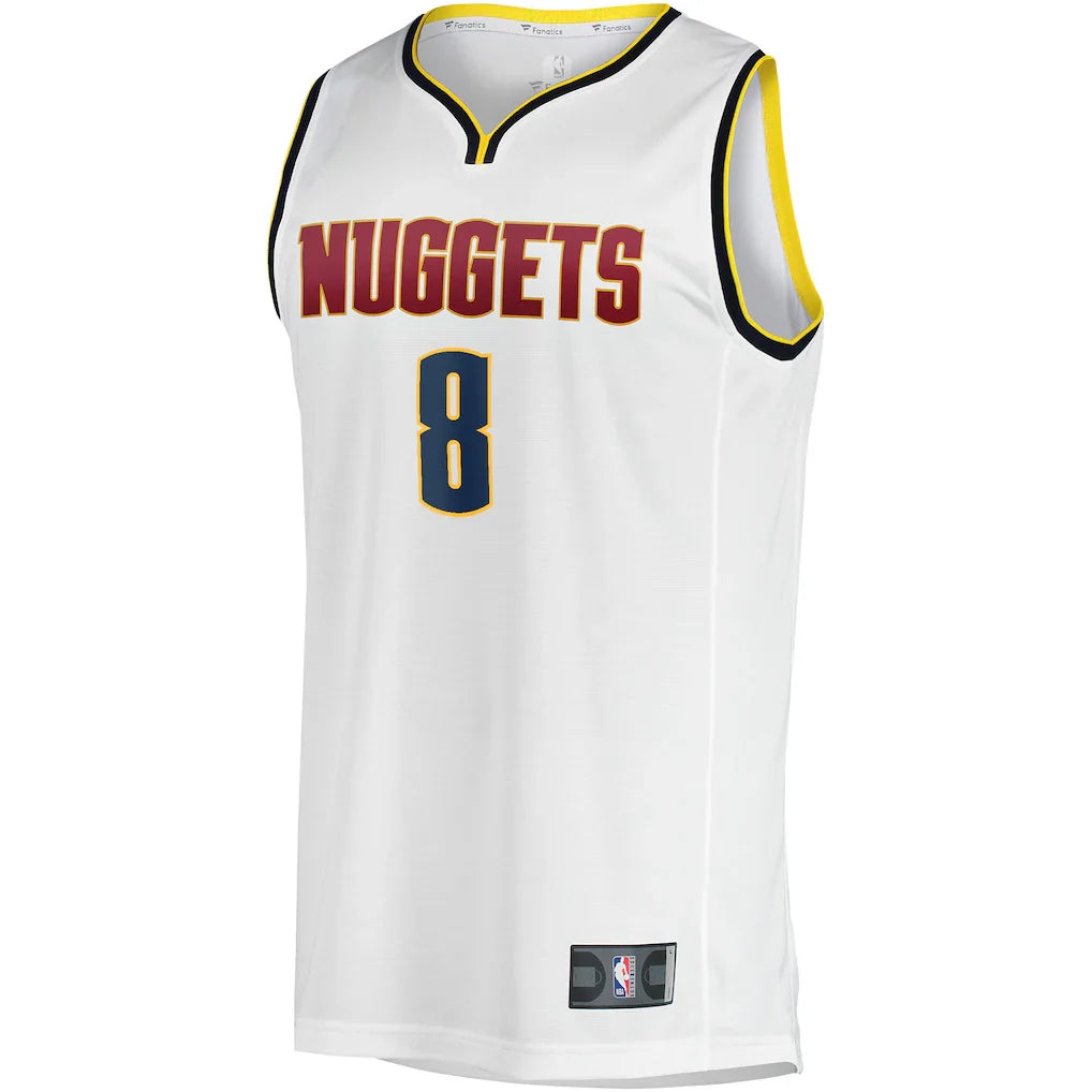 Peyton Watson Denver Nuggets Fanatics Fast Break Player Jersey - Association Edition - White