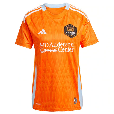 Houston Dynamo FC adidas Women's 2025 Season 20 Replica Jersey - Orange