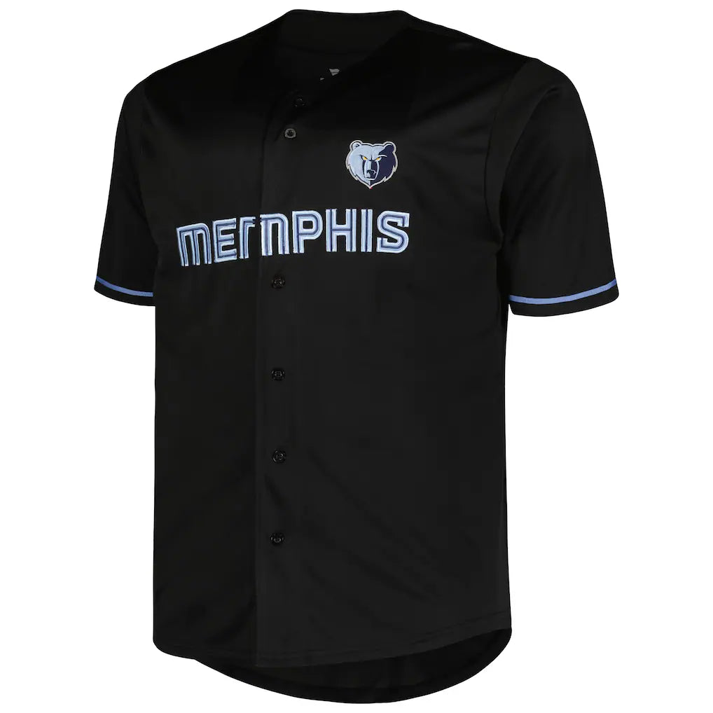 Memphis Grizzlies Profile Big & Tall Pop Jersey - Black
