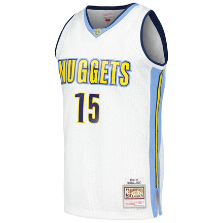 Nikola Jokic Denver Nuggets Mitchell & Ness 2016/17 Throwback Swingman Jersey - White