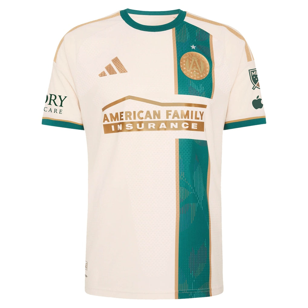 Steven Alzate Atlanta United FC adidas 2026 Spirit of '96 On-Field Authentic Patch Jersey - Tan