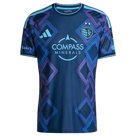Dejan Joveljic Sporting Kansas City adidas 2026 The 18th & Vine Kit On-Field Authentic Patch Jersey - Blue