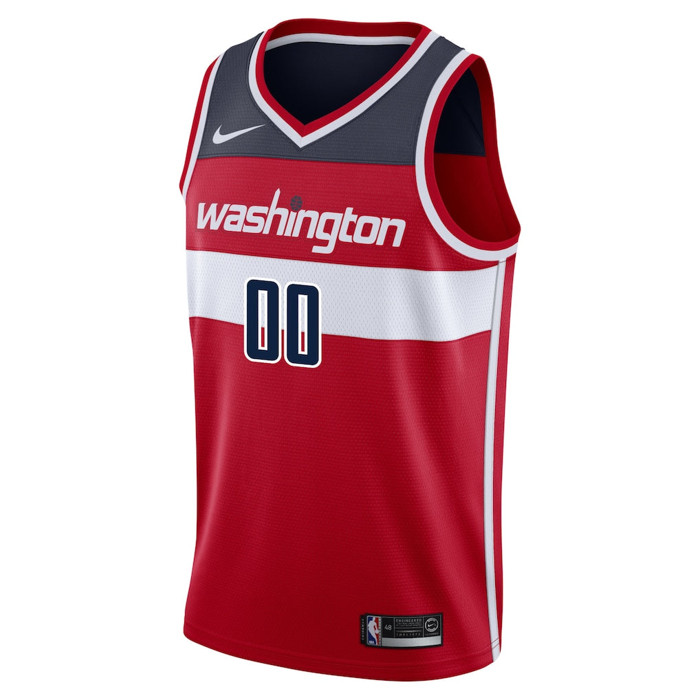 Washington Wizards Nike Swingman Custom Jersey Red - Icon Edition