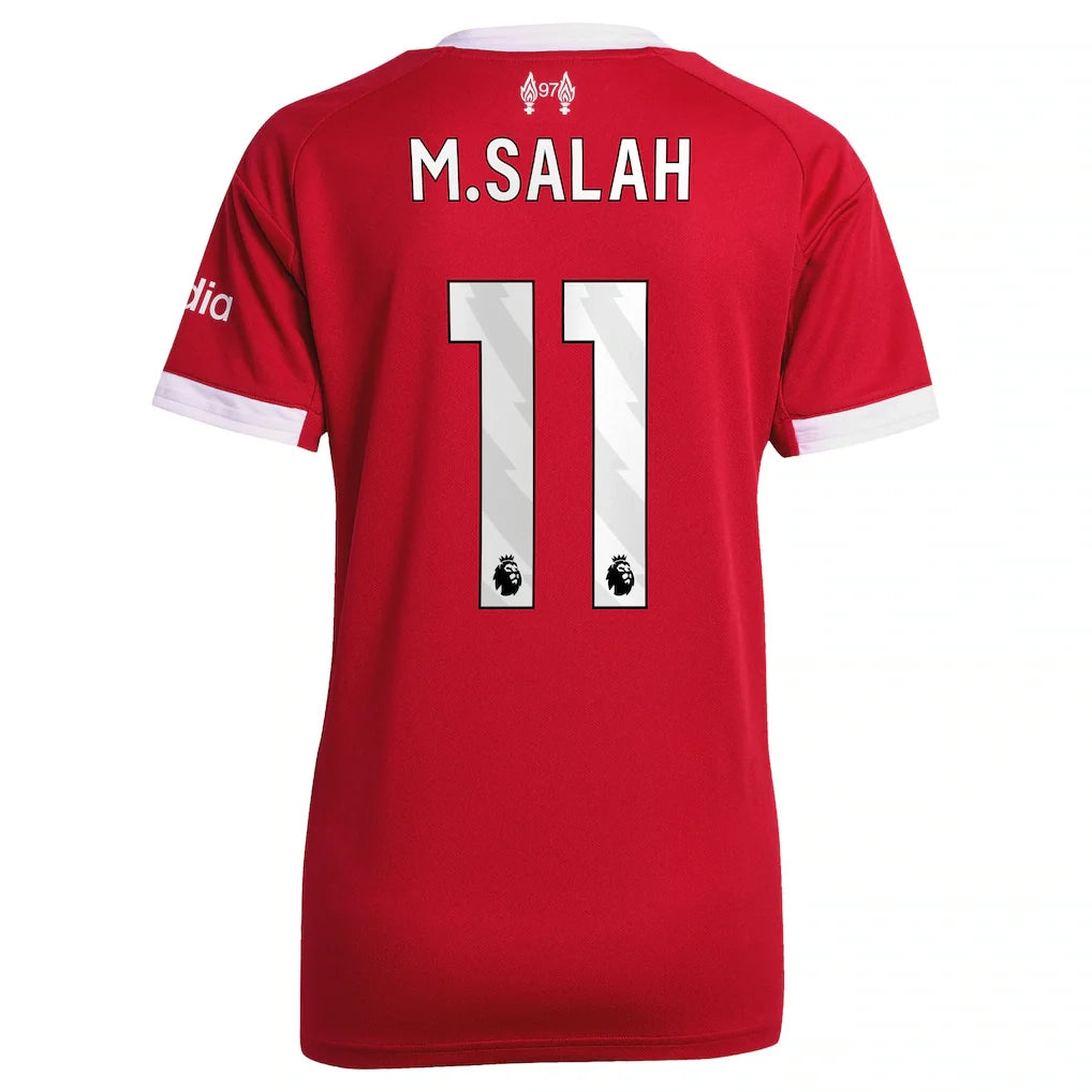 Mohamed Salah Liverpool adidas Women's 2025/26 Home Replica Jersey - Red