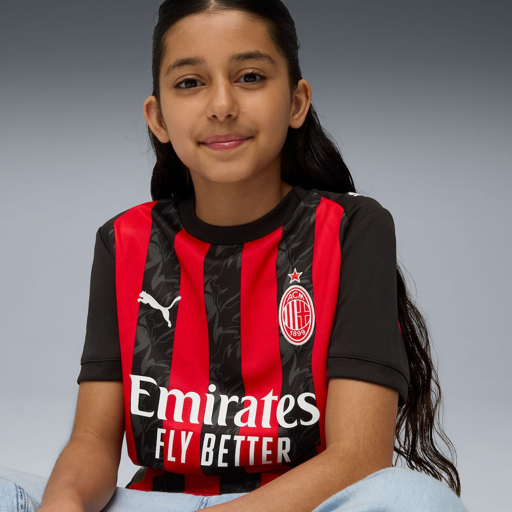 AC Milan Puma Youth 2025/26 Home Replica Jersey - Red